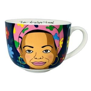 Maya Angelou Coffee Mug "If you are trying to be Normal" quote + Bird Kikkerland